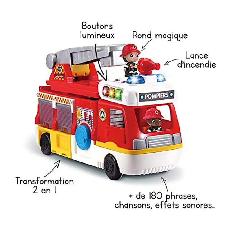 Tut Tut Copains Super camion caserne de pompiers - 12m+-1
