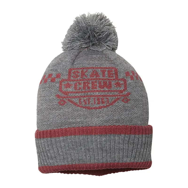 Bonnet skate - Gris-0