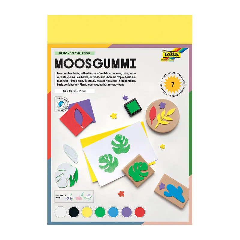 7 Feuilles de mousse caoutchouc - Basic-0