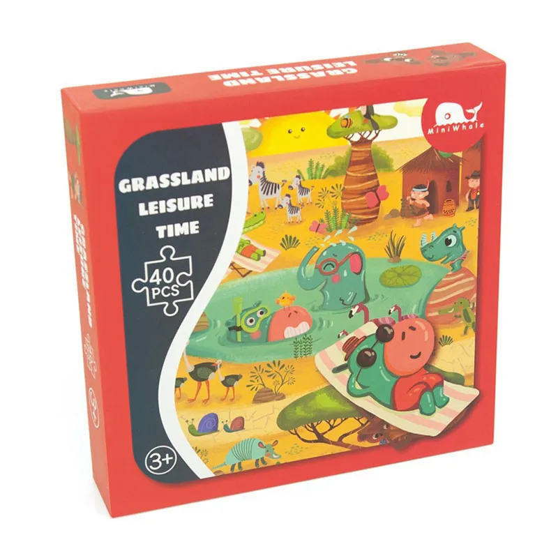 Puzzle pièces géantes Savane 40pcs - 36m+-0