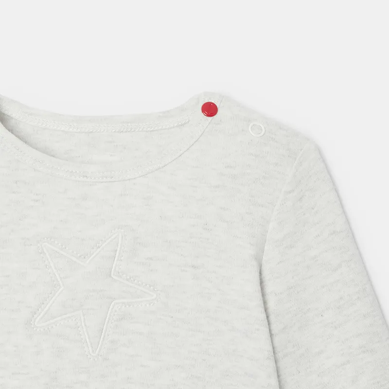 Pyjamas Coton BIO Mixte - Écru chiné-3