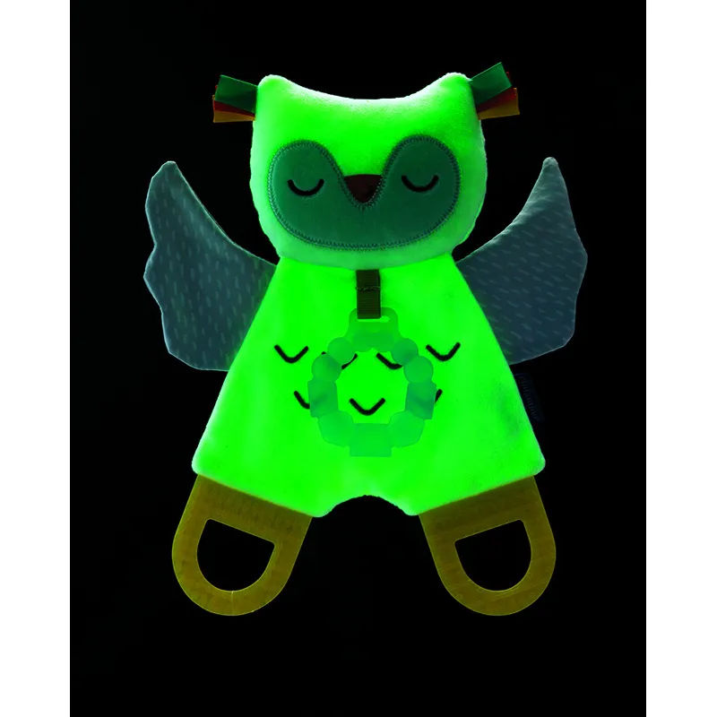 Doudou sensoriel luminescent Chouette - 0m+-6
