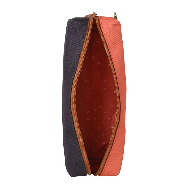 Trousse Simple Griottes - Orange/Gris-4
