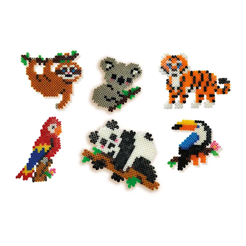 Perles à repasser Animaux de la jungle - 5+-3