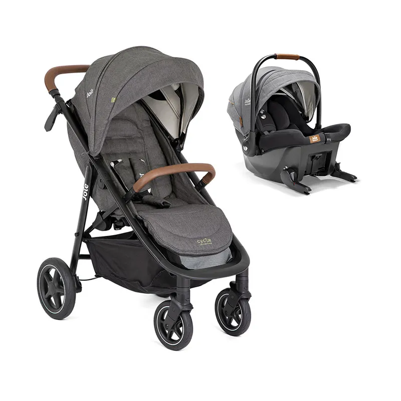 Duo Poussette Compacte Mytrax pro Shell Gray + Siège auto Sprint Carbon - 0m+-0