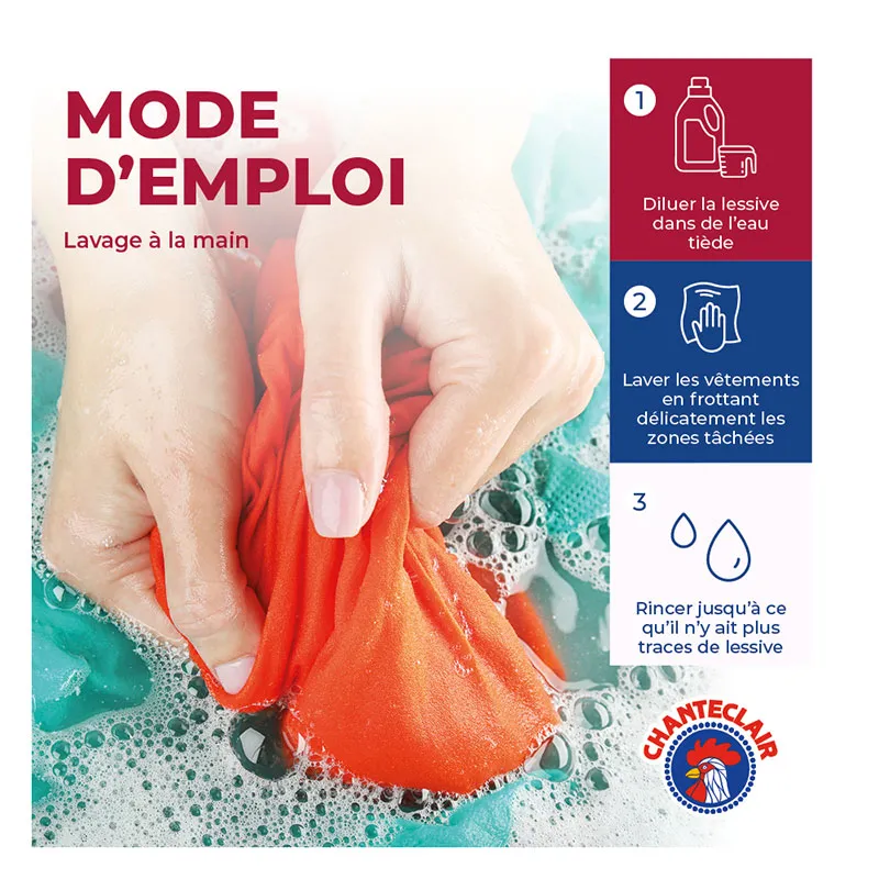 Lessive liquide Savon de Marseille - 2x3,6L-6