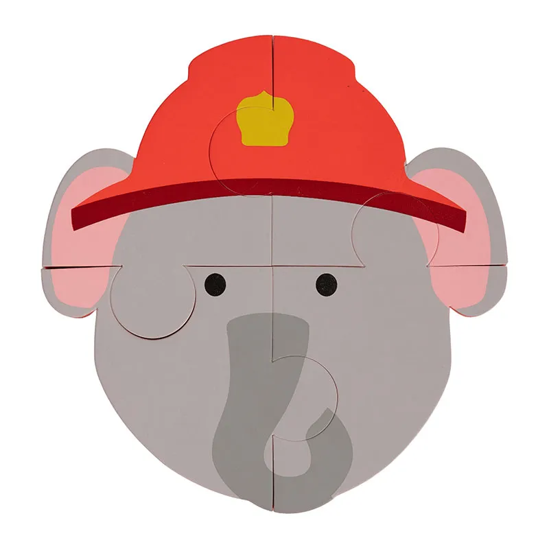 Puzzle Panda/Éléphant/Lion - 3pcs-7
