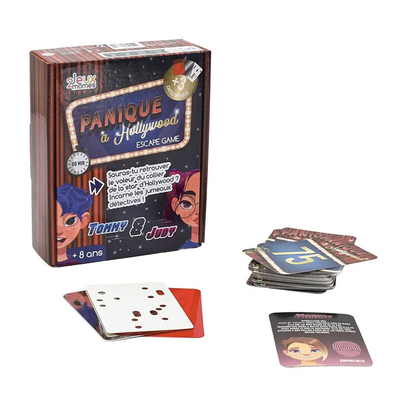 Jeu Escape Game Panique à Hollywood 104pcs - 8+-0