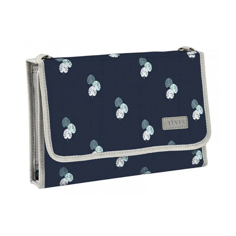 Pochette à langer nomade Jungle - Bleu-0