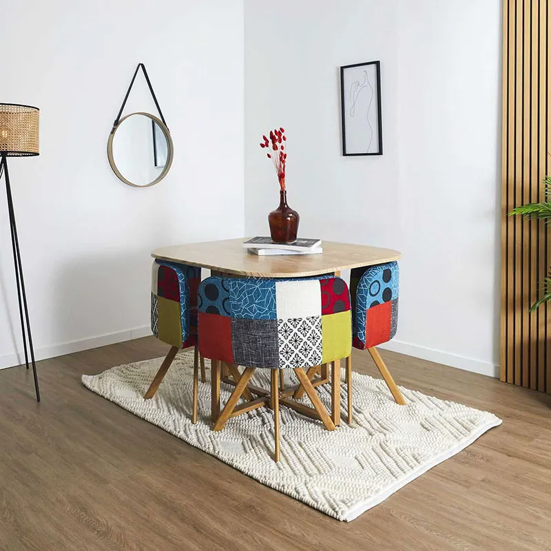 Miroir Rond + anse Bois - Ø50cm-3