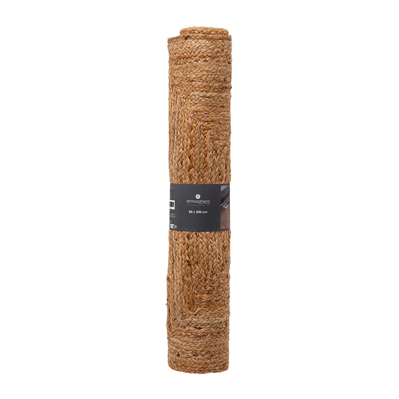 Tapis de couloir Jute Naturel - 80x200cm-2