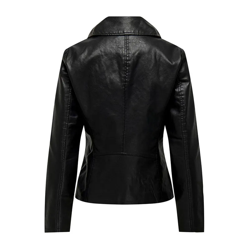 Perfecto simili cuir Newmelisa - Noir | Black-3