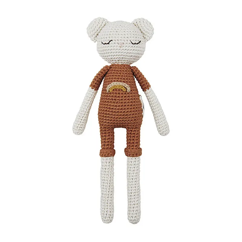 Doudou Coton BIO Timmi l'Ourson Terracotta - 0m+-0