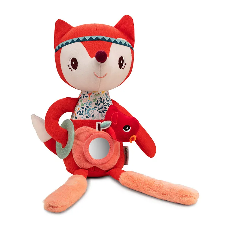 Peluche d'activités Alice la renarde 40cm - 9m+-2