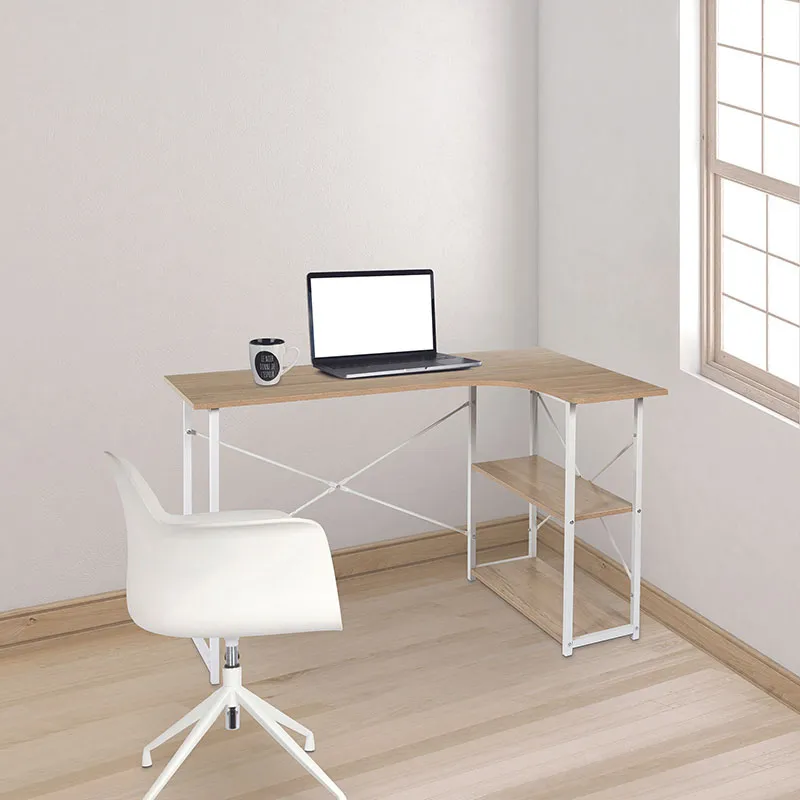 Bureau d'angle Job Blanc - 120x74x74cm-5