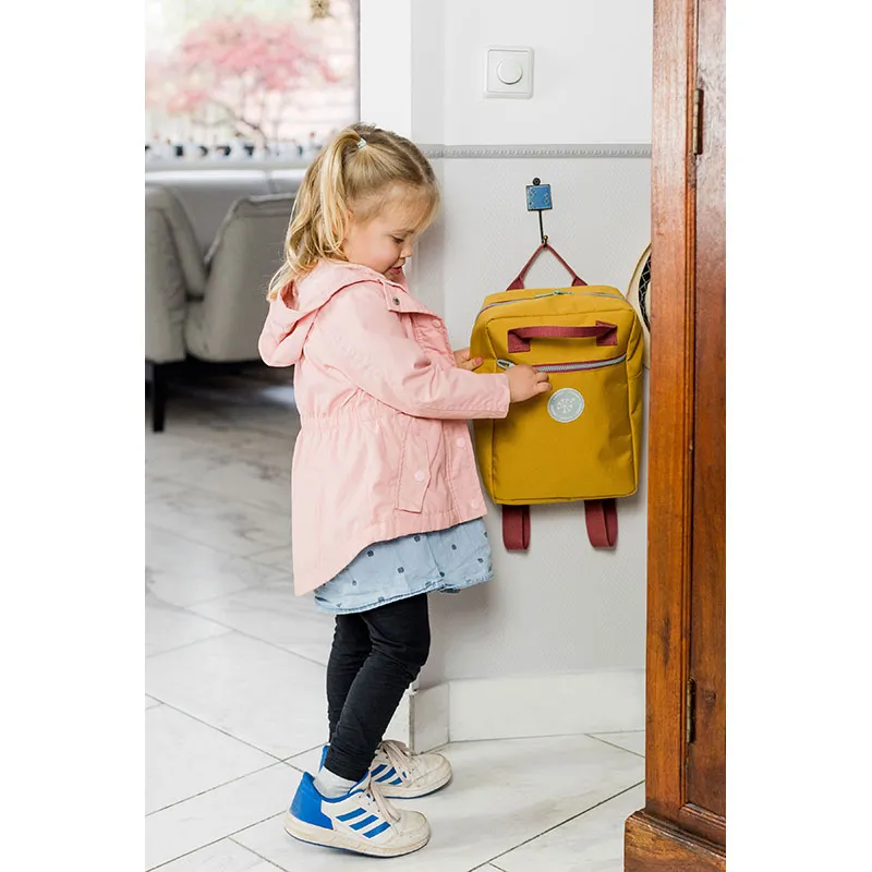 Sac à dos pour enfants Mini Moutarde - 24x32x12cm-8