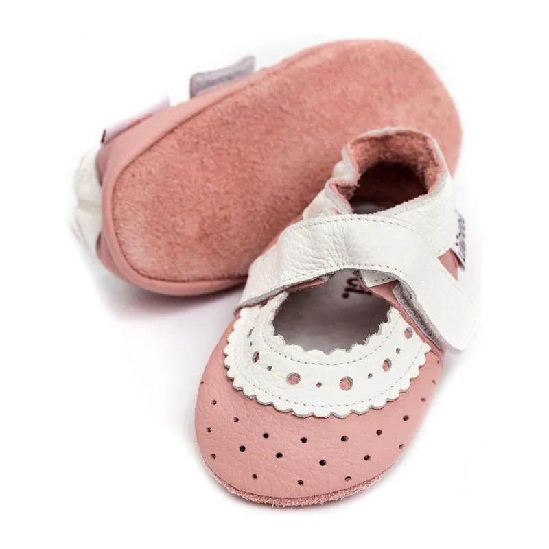 Sandales souple Baby - Rose-0