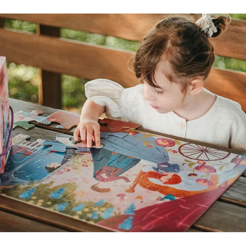 Livre + puzzle 30pcs La belle au bois dormant - 36m+-5