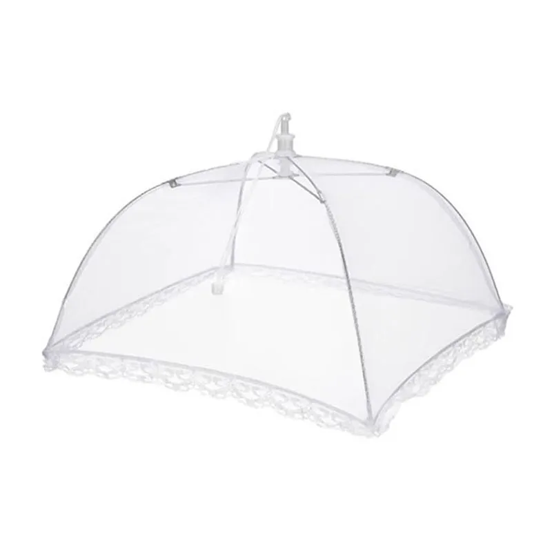 Cloche alimentaire pliable en maille - 32x32cm-0