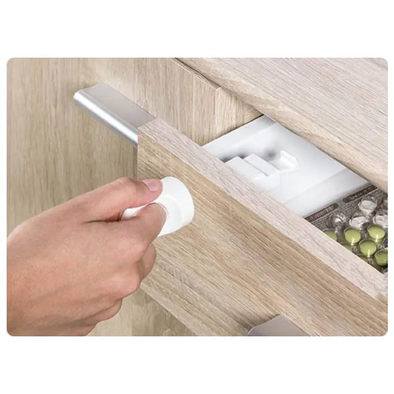Serrure magnétique - Blanc-5