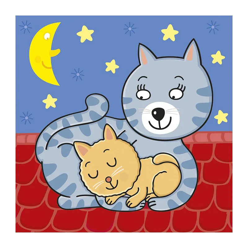 3 Puzzles 3-4-5pcs Bébés Animaux - 24m+-2