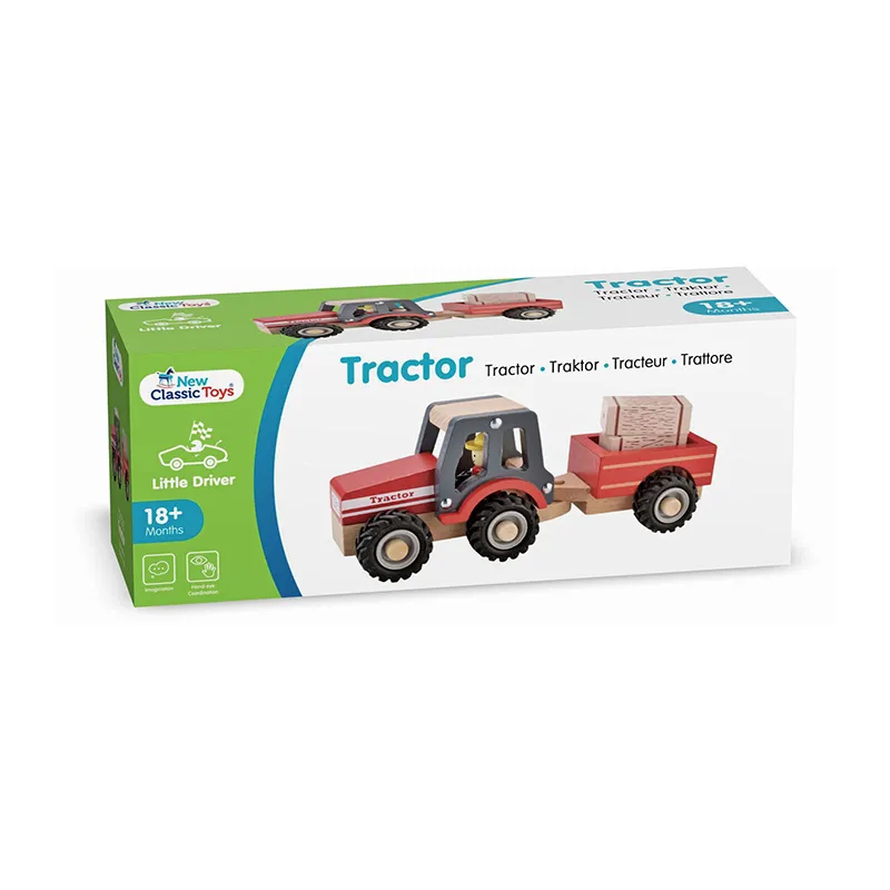 Tracteur avec Remorque + Bottes de Paille - 18m+-6