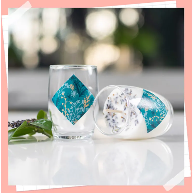 2 Photophores en verre - 2x150ml - L'ATELIER DU D.I.Y-1