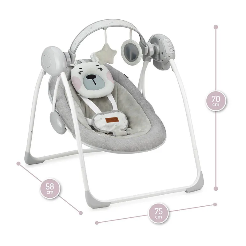 Transat Liss Bébé Ours Rose - 0m+-2