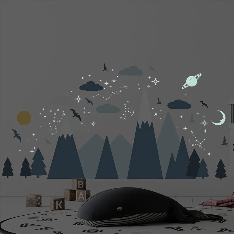 Stickers Phospho. - Montagnes bleues-1