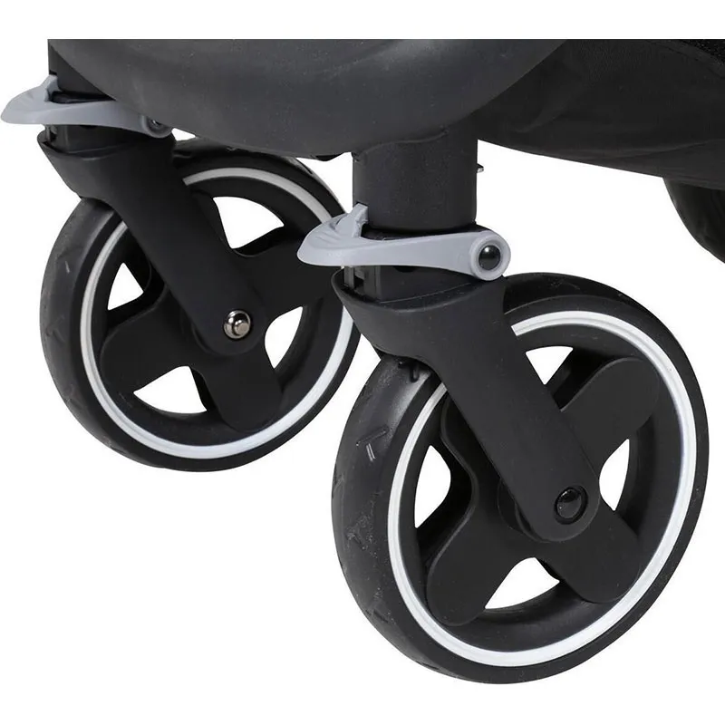 Trio Poussette transformable + Coque Gr.0+ Halime Anthracite/Noir - 0m+-20