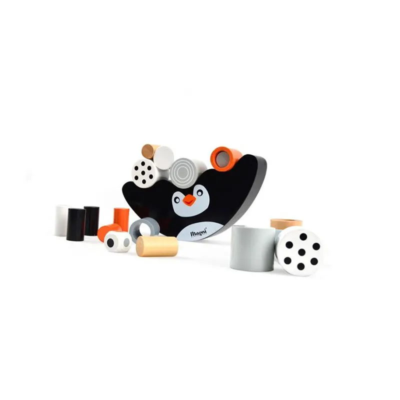 Jeu de balance Pingouin Bois - 36m+-1