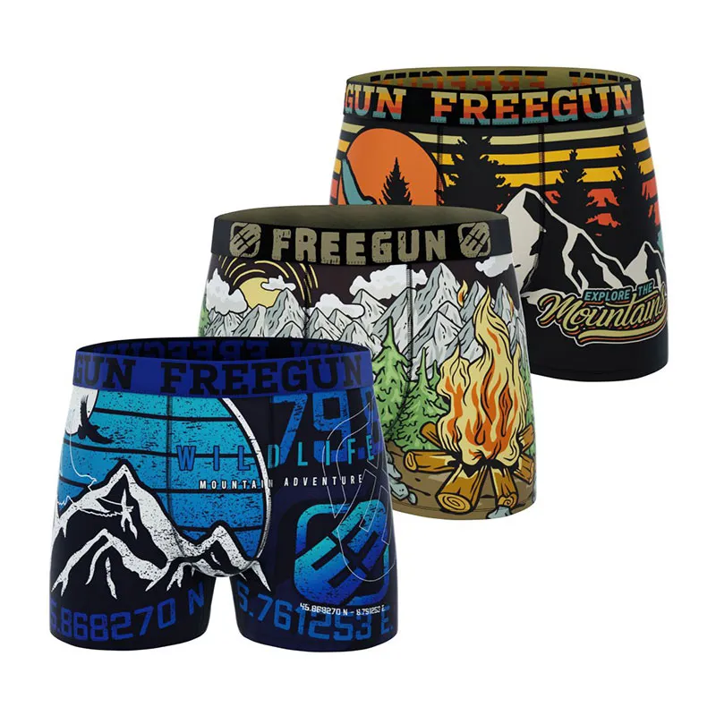 3 Boxers Garçon Outdoor - Multi.-0