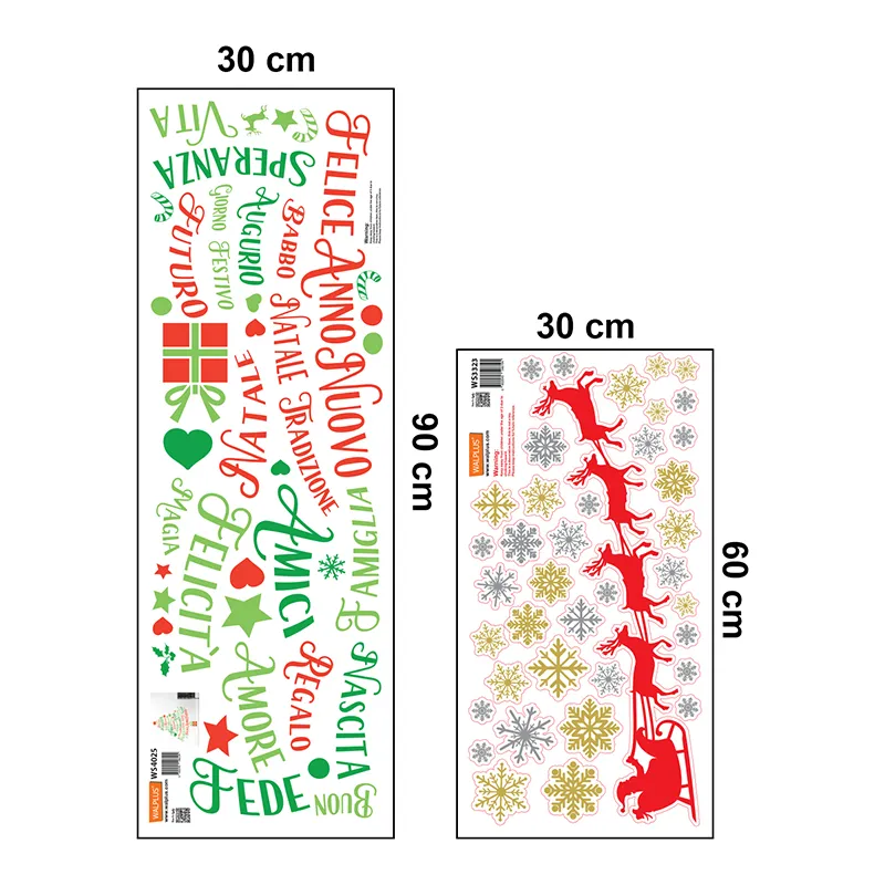 Stickers - Mots de Noël en italien-2