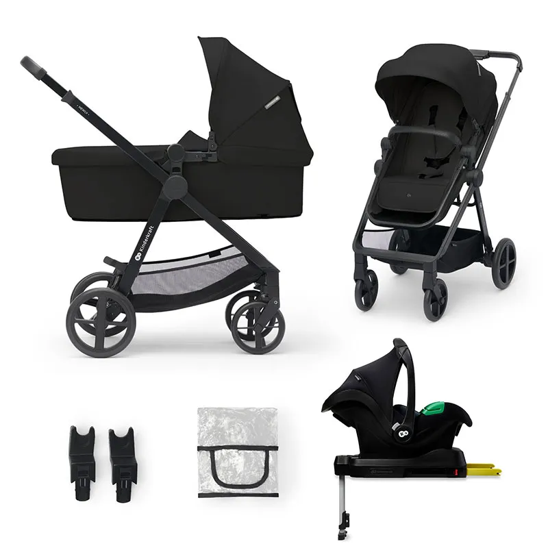 Poussette Newly 4en1 Mink Pro Noir - 0m+-0