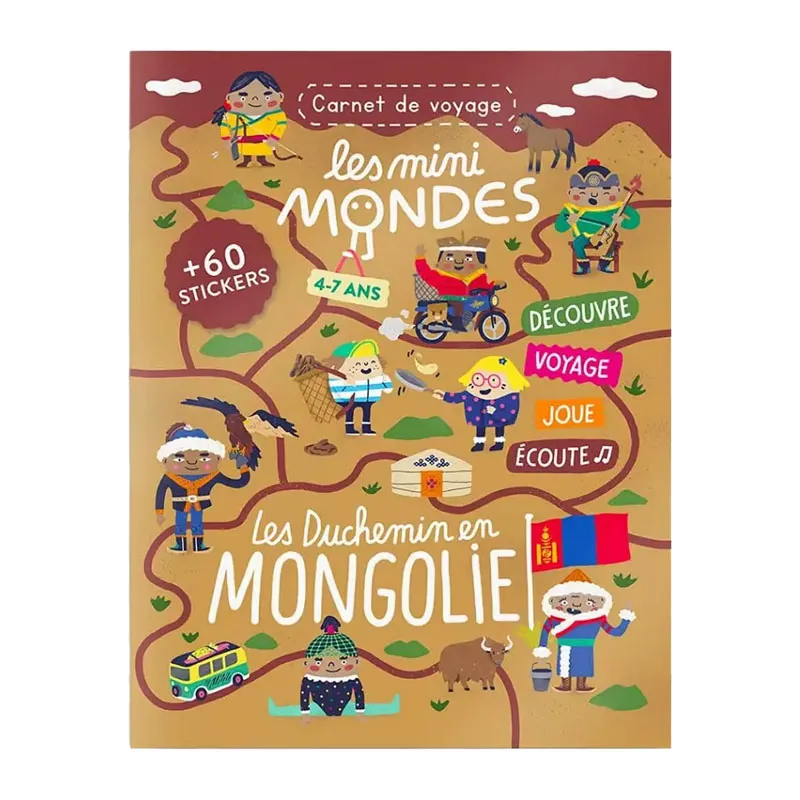 Carnet Mongolie - De 4 à 7 ans-0