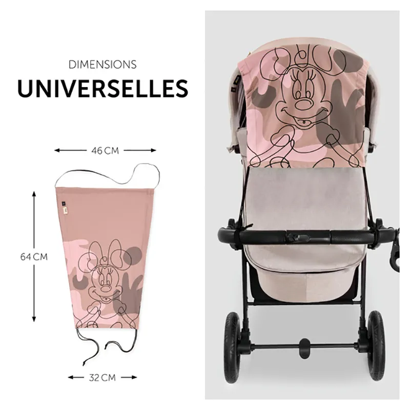 Poussette Compacte Travel N Care + Pare-soleil Minnie Mouse Rose - 0m+-12