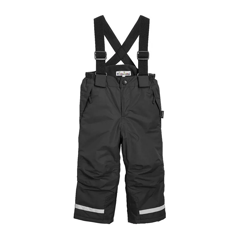 Pantalon de ski à bretelles Basic - Noir-0