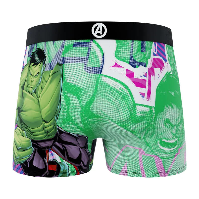 4 Boxers Homme Marvel - Bleu/Vert/Orange/Violet-6