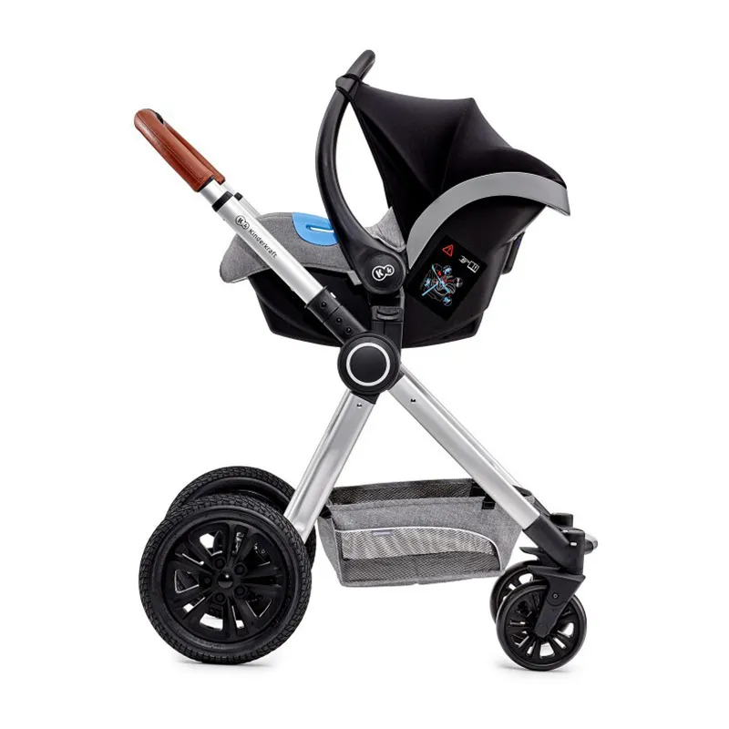 Poussette transformable 3en1 Veo + Cosy Gr.0 Gris - 0m+-10