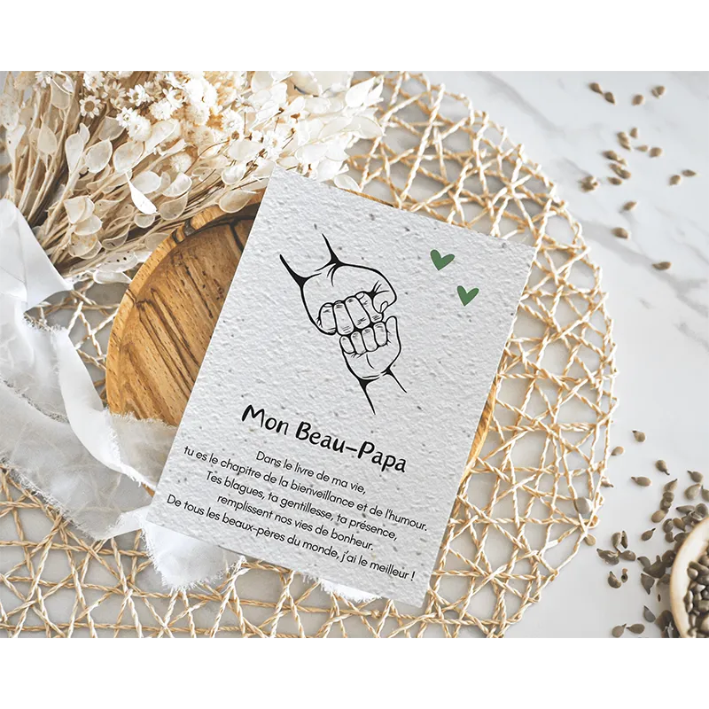 Carte à planter A6 - Mon Beau Papa-2