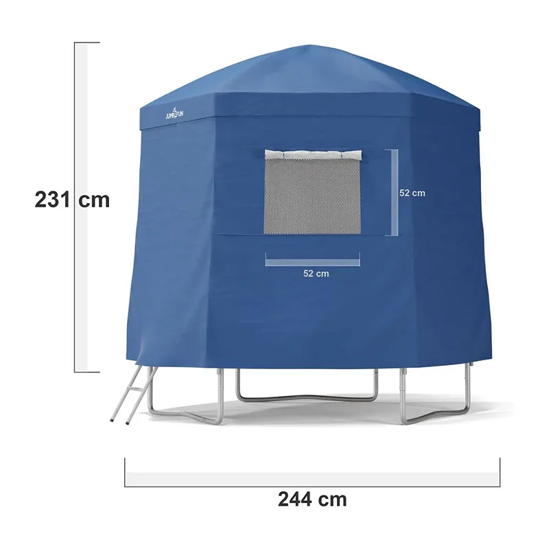 Tente de trampoline 8FT Bleu - ø244cm-2
