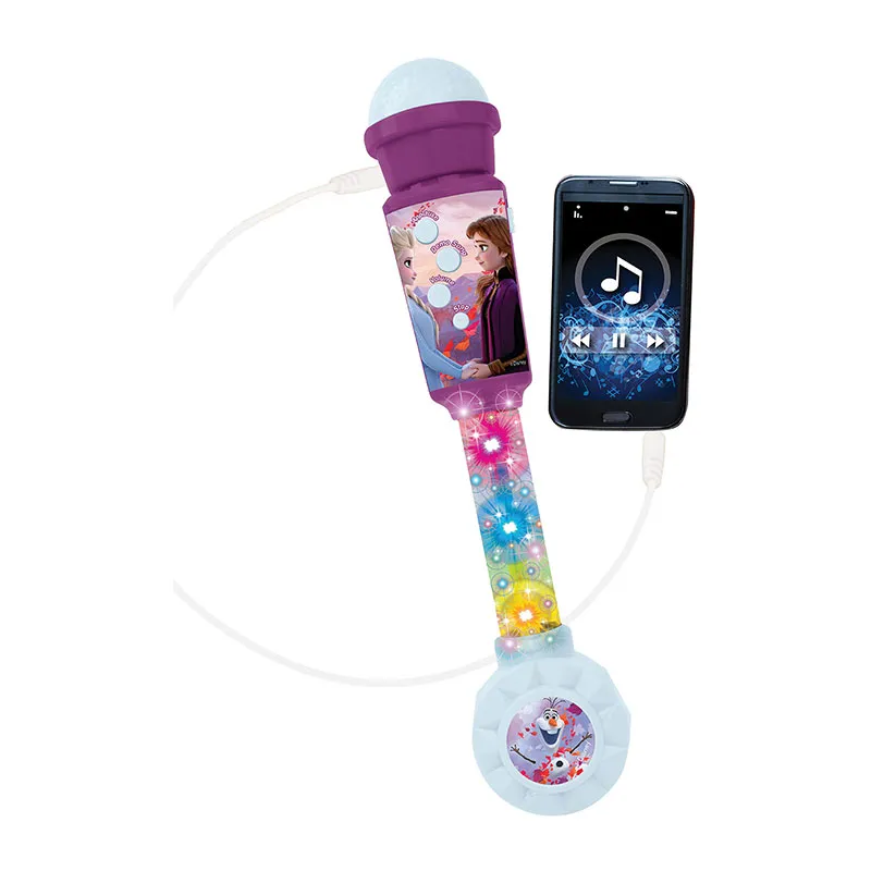 Micro lumineux avec enceinte intégrée Reine des Neiges - 4+-1