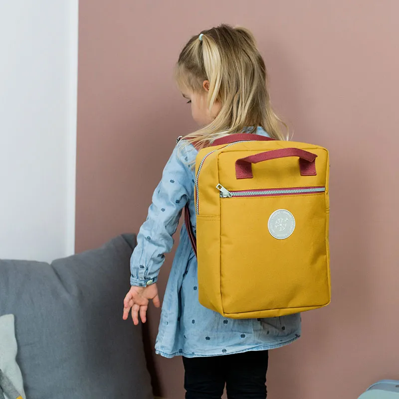 Sac à dos pour enfants Mini Moutarde - 24x32x12cm-0