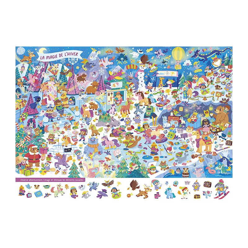 Album Cherche & Trouve Licornes - 5+-2