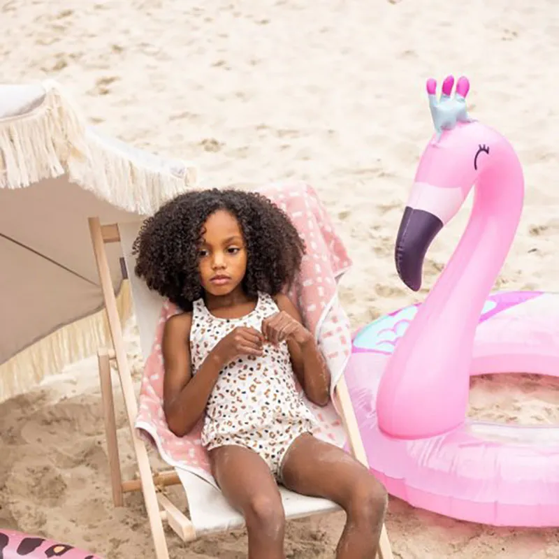 Bouée gonflable Flamant Rose Ø104cm - 6+-2