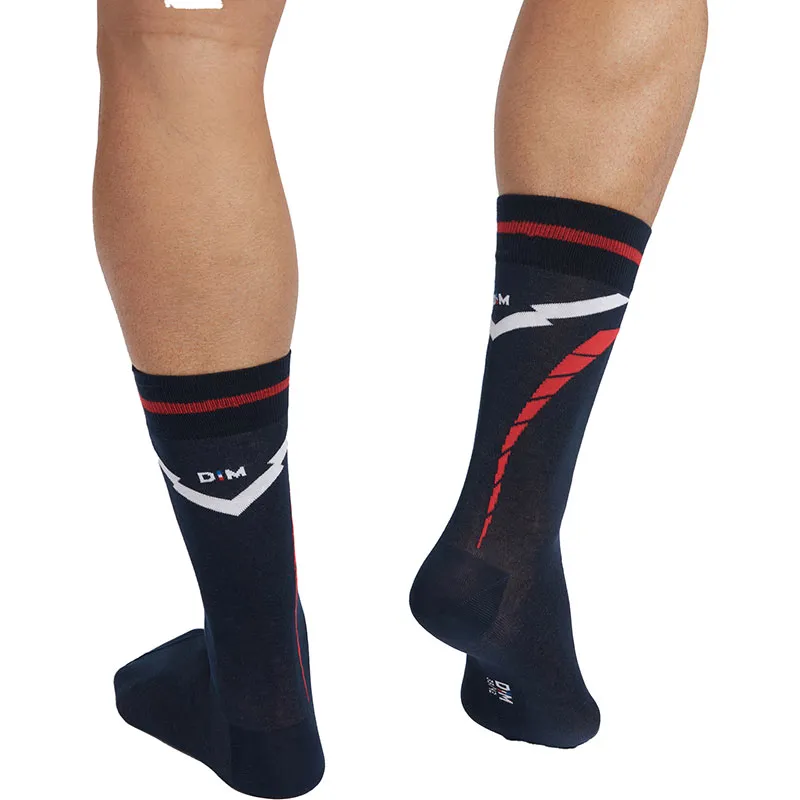 Chaussettes Homme Rugby - Marine/Rouge-0