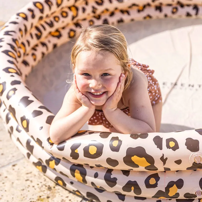 Piscine gonflable panthère beige Ø 150 cm - 3+-3