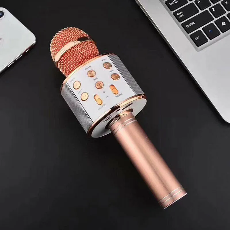 Micro karaoké Bluetooth - Rose Gold-5