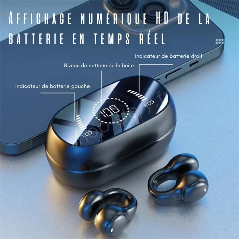 Écouteurs Bluetooth sans fil - Blanc-5