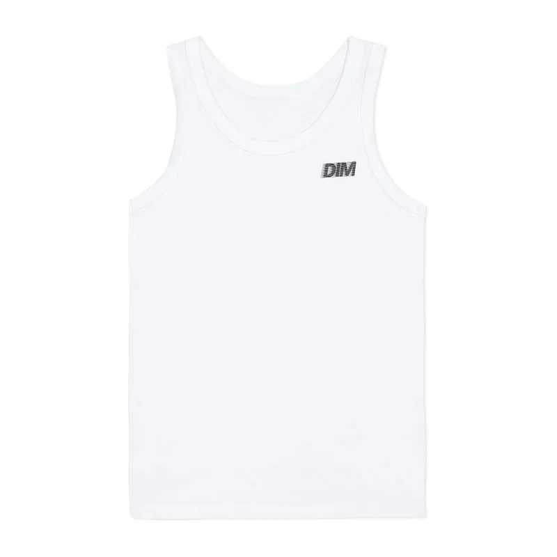 Débardeur Basic Sport Garçon Dim - Blanc - DIM-2